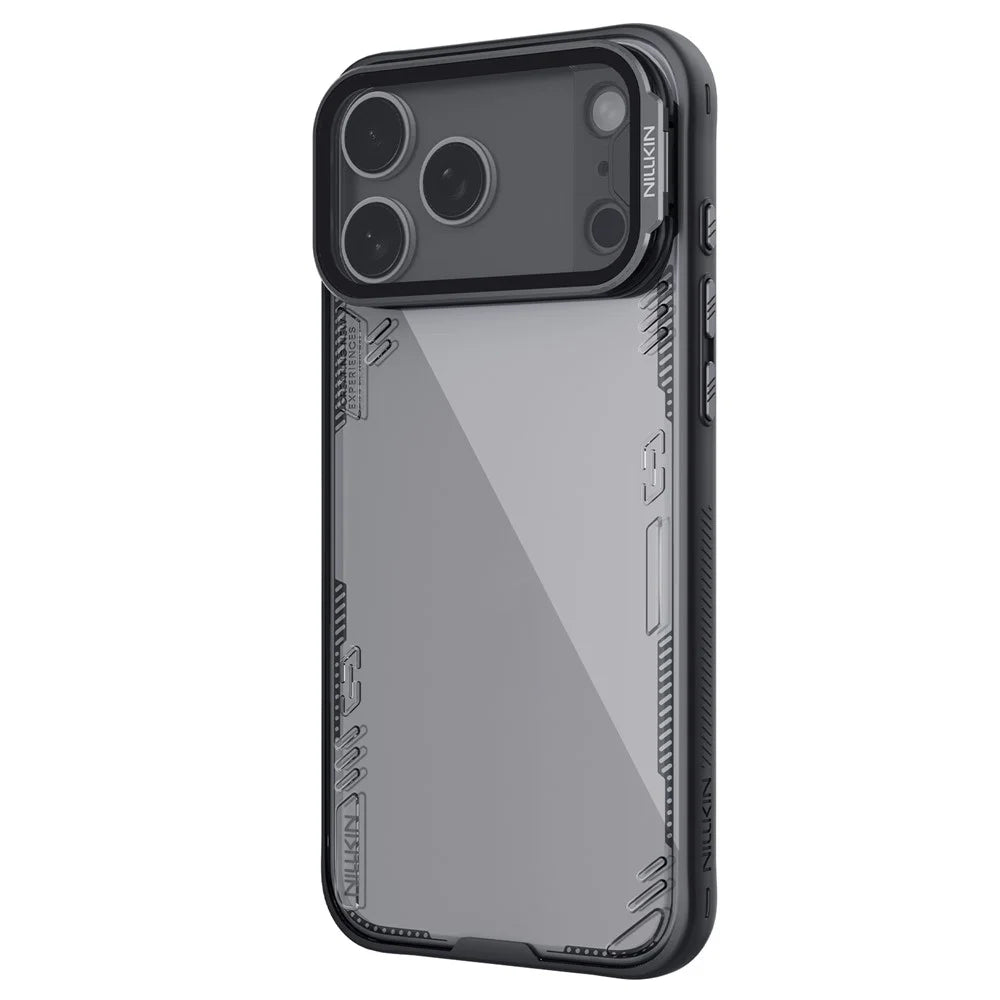NILLKIN Iceblade CamProp For iPhone 18 Pro Max / 17 Pro Max Case Clear Lens Lid Kickstand PC TPU Phone Cover - 3