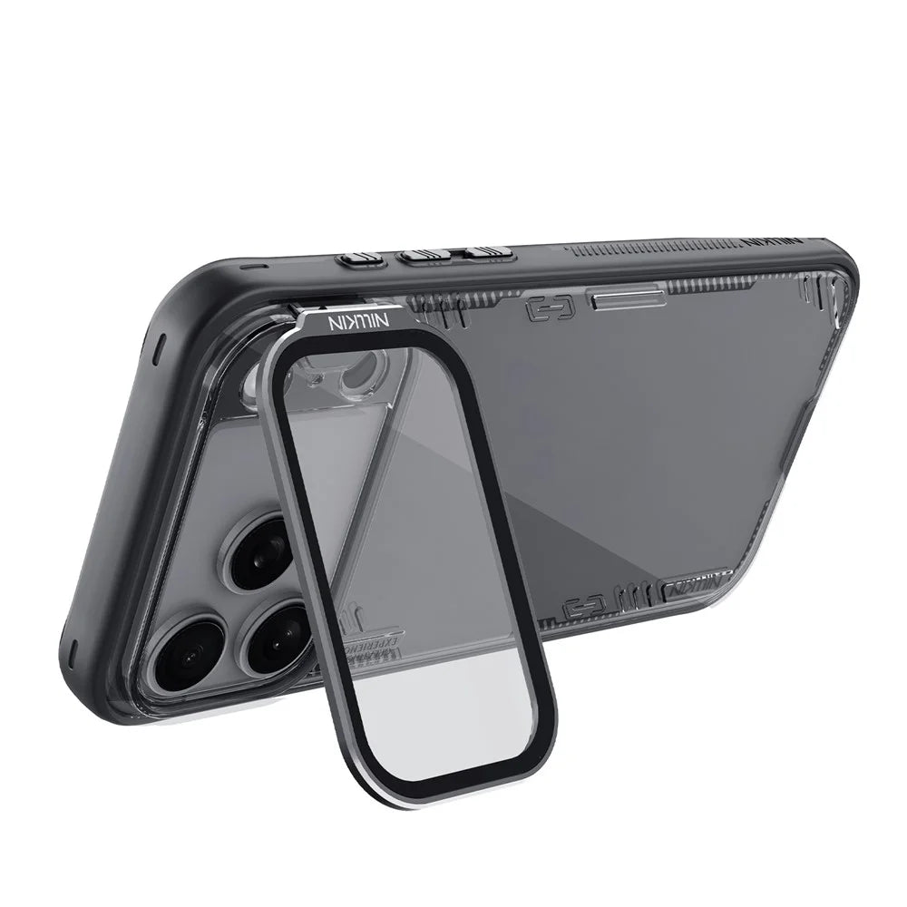NILLKIN Iceblade CamProp For iPhone 18 Pro Max / 17 Pro Max Case Clear Lens Lid Kickstand PC TPU Phone Cover - 5