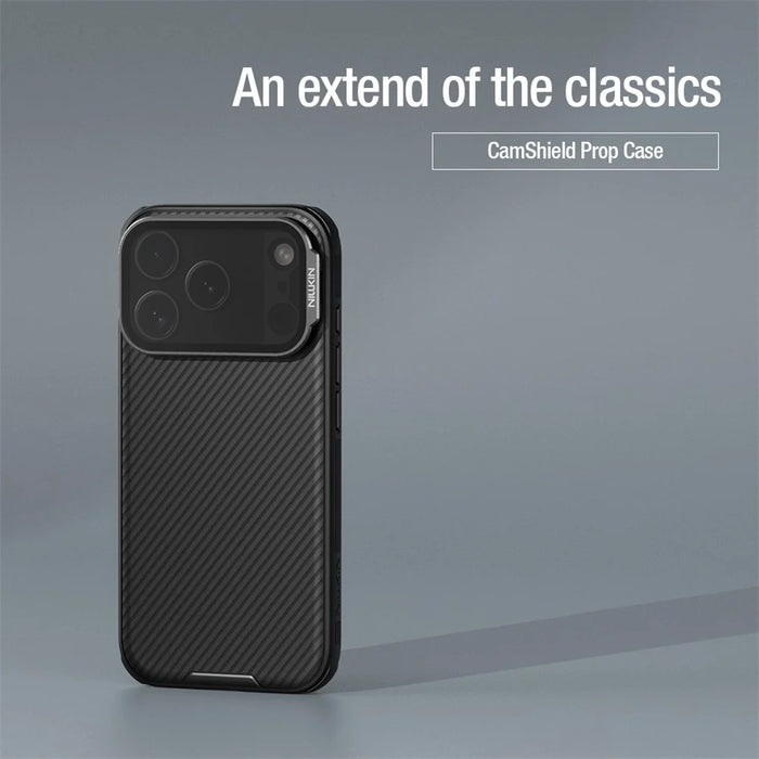NILLKIN Camshield Prop Series for iPhone 18 Pro / 17 Pro Case Clear Black Lens Lid PC TPU Phone Back Cover - 7