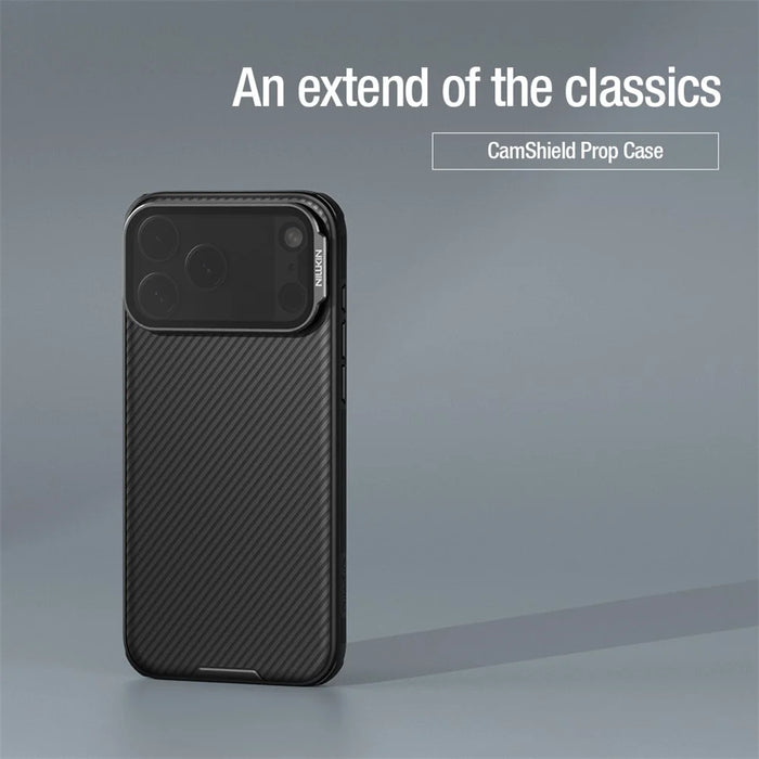 NILLKIN Camshield Prop Series for iPhone 18 Pro Max / 17 Pro Max Case Clear Black Lens Lid PC TPU Phone Back Cover - 7