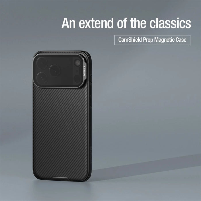 NILLKIN Camshield Prop Magnetic Series for iPhone 18 Pro Max / 17 Pro Max Case Clear Black Lens Lid PC TPU Phone Back Cover - 7