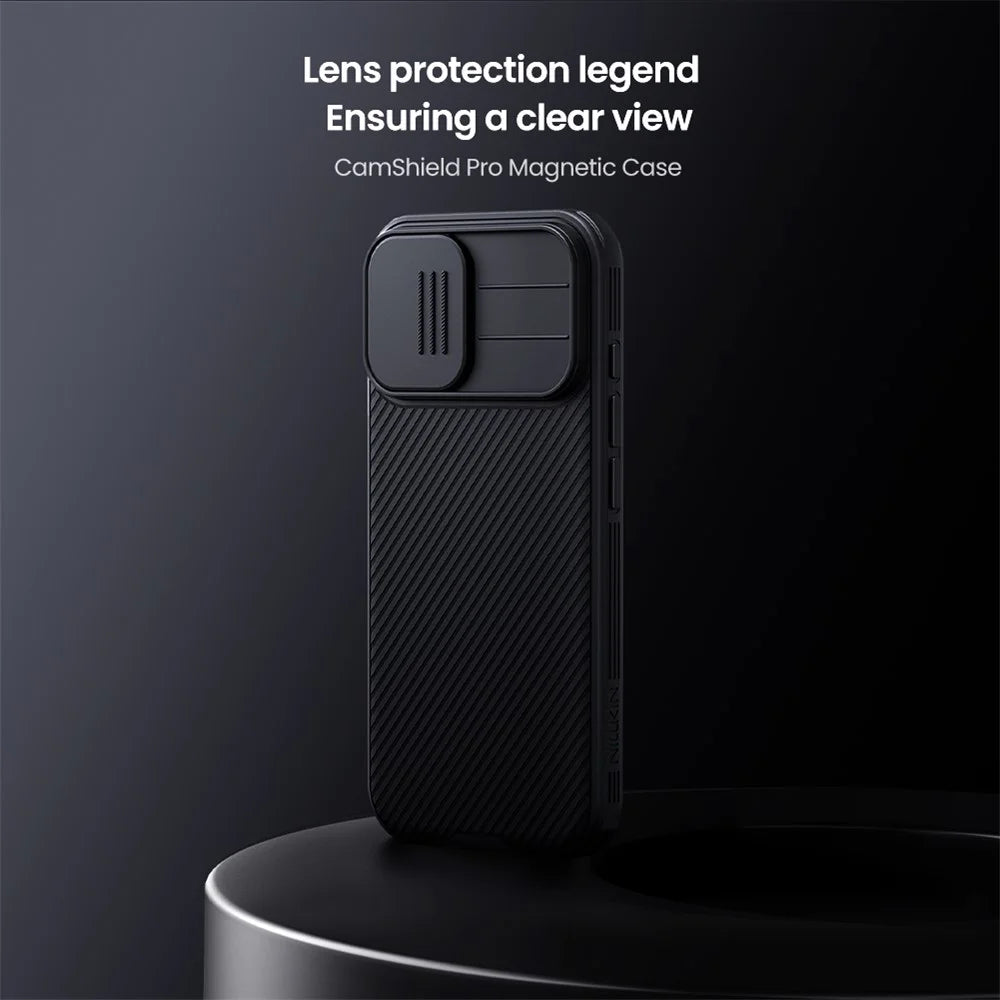NILLKIN Camshield Pro for iPhone 17 Case Compatible with MagSafe TPU + PC Phone Cover with Slider Camera - 6