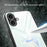 For iPhone 17 Case PC TPU Tempered Glass Pattern Printing Shockproof Phone Back Cover - B0318 - 6