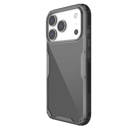 NILLKIN Nature Pro Series For iPhone 18 Pro / 17 Pro Case PC + TPU Anti-Scratch Clear Back Cover - Grey - 2