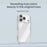 NILLKIN Nature Pro Series For iPhone 18 Pro / 17 Pro Case PC + TPU Anti-Scratch Clear Back Cover - Grey - 5