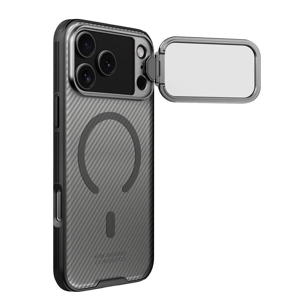 NILLKIN CamShield Prop Magnetic Series For iPhone 18 Pro Max / 17 Pro Max Case TPU PC Phone Cover with Clear Camera Lid - 5