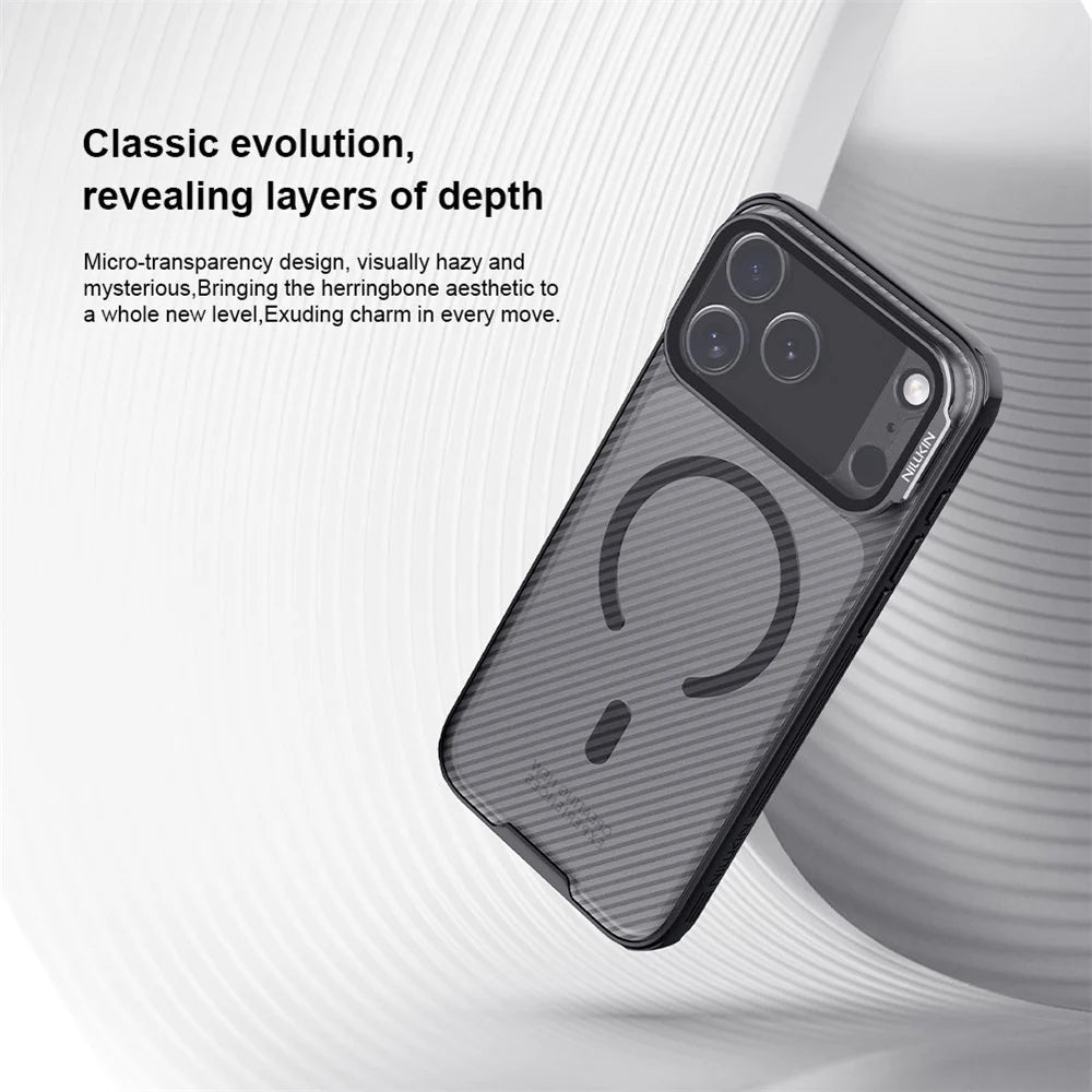 NILLKIN CamShield Prop Magnetic Series For iPhone 18 Pro Max / 17 Pro Max Case TPU PC Phone Cover with Clear Camera Lid - 7