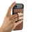 SUTENI G3 For iPhone Air Case Compatible with MagSafe Waxy Texture Rotating Kickstand Leather Phone Back Cover - Brown - 4