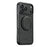 SUTENI G3 For iPhone 17 Pro Max Magnetic Case Rotating Kickstand Carbon Fiber Texture Leather Phone Back Cover - 4