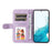 For Samsung Galaxy S23+ Leather Wallet Cases Skin Touch Phone Cover Stand with Strap - Purple - 2