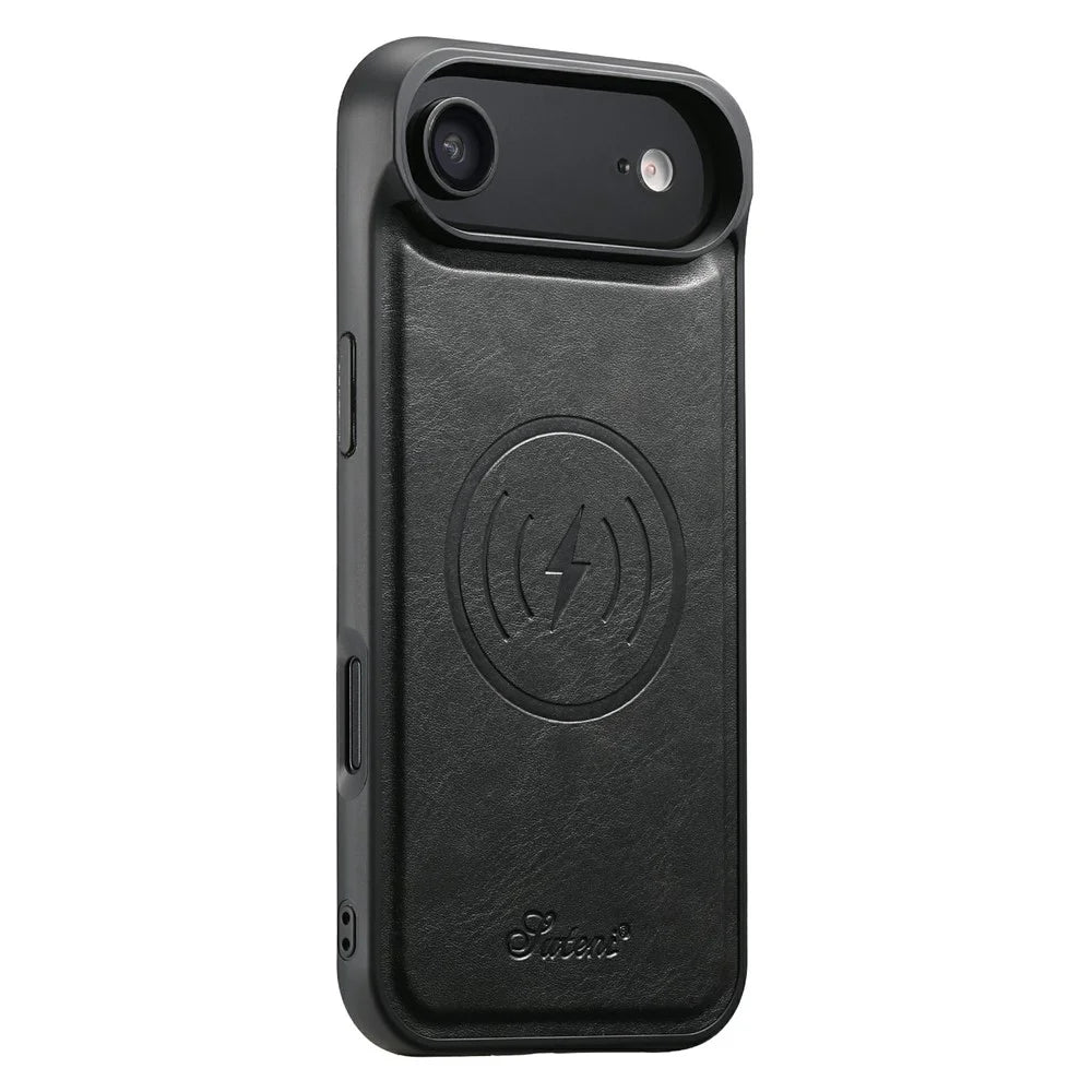 SUTENI H15 For iPhone Air Case Compatible with MagSafe Detachable Card Holder Phone Cover - Black - 6
