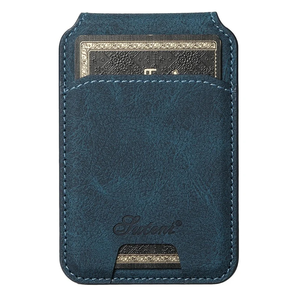 SUTENI H16 For iPhone Air Case Compatible with MagSafe Kickstand Phone Cover Detachable Card Holder - Blue - 3