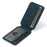 SUTENI H16 For iPhone Air Case Compatible with MagSafe Kickstand Phone Cover Detachable Card Holder - Blue - 4