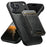 SUTENI For iPhone 17 Pro Max Case Compatible with MagSafe Card Holder Kickstand Phone Cover - Black - 1