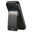 SUTENI For iPhone 17 Pro Max Case Compatible with MagSafe Card Holder Kickstand Phone Cover - Black - 2