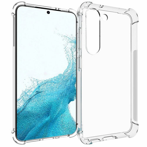 For Samsung Galaxy S23+ TPU Phone Case Drop Protection Mobile Phone Shell Shockprook Anti-scratch Textured HD Clear Cover - 1