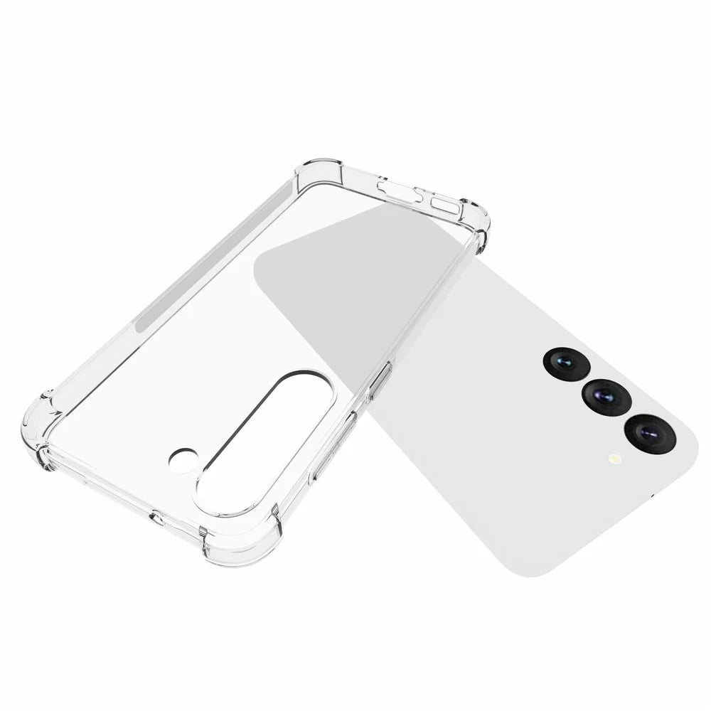 For Samsung Galaxy S23+ TPU Phone Case Drop Protection Mobile Phone Shell Shockprook Anti-scratch Textured HD Clear Cover - 2