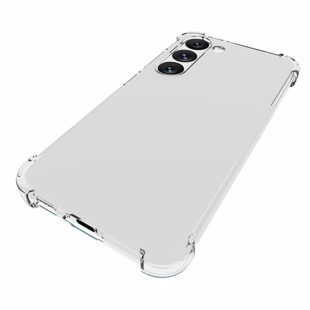 For Samsung Galaxy S23+ TPU Phone Case Drop Protection Mobile Phone Shell Shockprook Anti-scratch Textured HD Clear Cover - 4