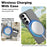 IMAK For Samsung Galaxy S25 FE Magnetic Case Candy Color Anti Drop TPU + PET Back Cover - Black - 2
