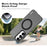 IMAK For Samsung Galaxy S25 FE Magnetic Case Candy Color Anti Drop TPU + PET Back Cover - Black - 3