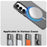 IMAK For Samsung Galaxy S25 FE Magnetic Case Candy Color Anti Drop TPU + PET Back Cover - Black - 5