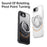 For iPhone 17e / 16e Case Compatible with MagSafe Kickstand TPU PC Phone Back Cover - Black - 3