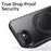 For iPhone 17e / 16e Case Compatible with MagSafe Kickstand TPU PC Phone Back Cover - Black - 6
