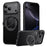 For iPhone 17 Pro Max Case Compatible with MagSafe Kickstand TPU PC Phone Back Cover - Black - 1