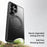 For Samsung Galaxy S25 Ultra Magnetic Case Kickstand TPU PC Phone Back Cover - Black - 2