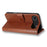 AZNS For iPhone Air Case Anti-Scratch PU Leather Stand Wallet Phone Cover - Brown - 3