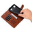AZNS For iPhone Air Case Anti-Scratch PU Leather Stand Wallet Phone Cover - Brown - 4