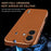 AZNS For iPhone 17 Case Electroplating Carbon Fiber Texture PU + TPU Phone Cover - Black - 4