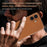 AZNS For iPhone 17 Case Electroplating Carbon Fiber Texture PU + TPU Phone Cover - Black - 6