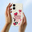 For Samsung Galaxy S25 Edge Case Pink Elements Pattern Printing Straight Edge TPU Phone Back Cover - Beige - 6