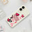 For Samsung Galaxy S25 Edge Case Pink Elements Pattern Printing Straight Edge TPU Phone Back Cover - Beige - 7