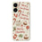 For Samsung Galaxy S25 Edge Case Merry Christmas Pattern Printing Straight Edge TPU Phone Back Cover - Beige - 1