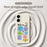 For Samsung Galaxy S25 Edge Case Colored Sticky Notes Pattern Printing Straight Edge TPU Phone Back Cover - Beige - 3