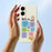 For Samsung Galaxy S25 Edge Case Colored Sticky Notes Pattern Printing Straight Edge TPU Phone Back Cover - Beige - 6