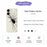 For Samsung Galaxy S25 Edge Case Spider Pattern Printing Straight Edge TPU Phone Back Cover - Beige - 2