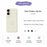 For Samsung Galaxy S25 Edge Case White Love Pattern Printing Straight Edge TPU Phone Back Cover - Beige - 2