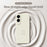 For Samsung Galaxy S25 Edge Case White Love Pattern Printing Straight Edge TPU Phone Back Cover - Beige - 3