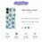 For Samsung Galaxy S25 Edge Case Blue Turtle Pattern Printing Straight Edge TPU Phone Back Cover - Beige - 2