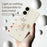 For Samsung Galaxy S25 Edge Case Sketch Leaves Pattern Printing Straight Edge TPU Phone Back Cover - Beige - 4