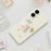 For Samsung Galaxy S25 Edge Case Sketch Leaves Pattern Printing Straight Edge TPU Phone Back Cover - Beige - 7