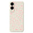For Samsung Galaxy S25 Edge Case Pink Small Flowers Pattern Printing Straight Edge TPU Phone Back Cover - Beige - 1