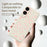 For Samsung Galaxy S25 Edge Case Pink Small Flowers Pattern Printing Straight Edge TPU Phone Back Cover - Beige - 4