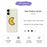 For Samsung Galaxy S25 Edge Case Yellow Moon Pattern Printing Straight Edge TPU Phone Back Cover - Beige - 2