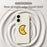 For Samsung Galaxy S25 Edge Case Yellow Moon Pattern Printing Straight Edge TPU Phone Back Cover - Beige - 3