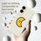 For Samsung Galaxy S25 Edge Case Yellow Moon Pattern Printing Straight Edge TPU Phone Back Cover - Beige - 4