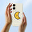 For Samsung Galaxy S25 Edge Case Yellow Moon Pattern Printing Straight Edge TPU Phone Back Cover - Beige - 6